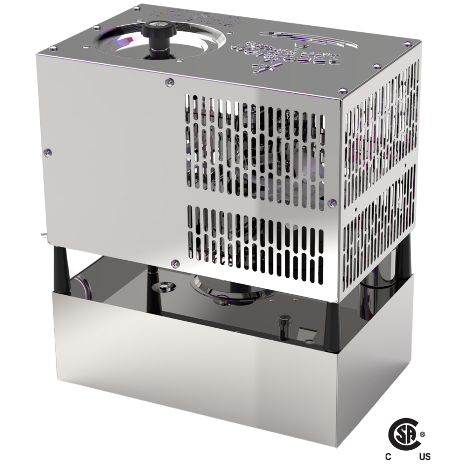 Stream rear with optional 3 gal storage tank