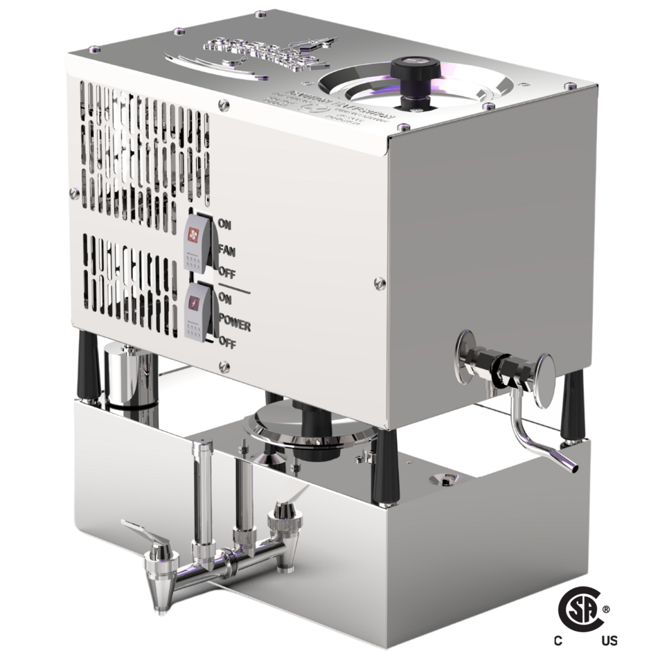 Stream with optional 3 gal storage tank