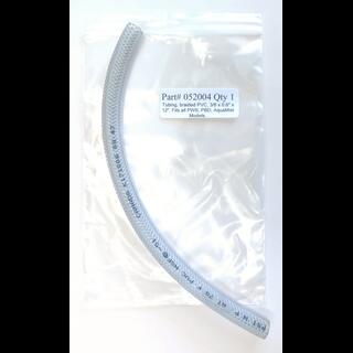 Part # 052004 Tubing, braided PVC, 3/8 x 0.6" x 12" (Polar Bear Part# 100370) 